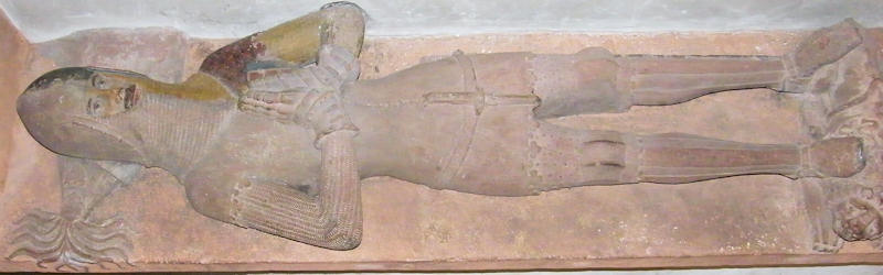 Austria Basel - St Leonard Huglin von Schoneck died 1377-86 tomb 1362